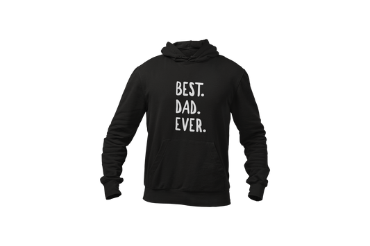 Best dad ever hoodie vaderdag donnie zwart